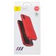 Чехол Baseus для iPhone X, красный, с адаптером Lightning to Dual Lightning 2 в1, #WIAPIPHX-VI09 Превью 1