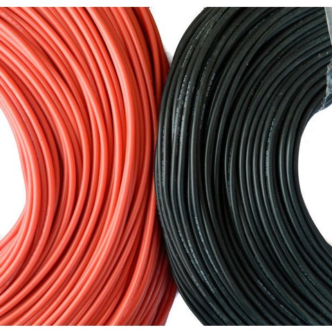 Провод в силиконовой изоляции 18AWG, 0,75 мм², 1 м, черный, UL3135 Превью 1