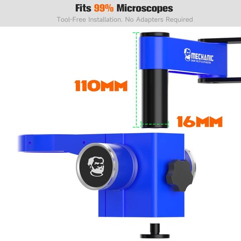 Штатив для микроскопа Mechanic M6, 360° Превью 3