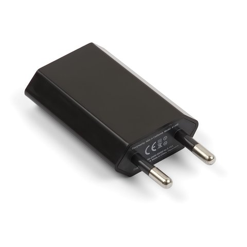 Mains Charger compatible with Apple Cell Phones; Apple MP3-Players, (5 W, black, 1 output) Preview 1