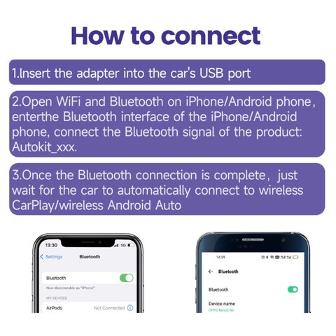 Універсальний адаптер безпровідного CarPlay та Android Auto Carlinkit 5.0 CPC200-2air Прев'ю 4