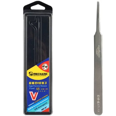 Mounting Tweezers Mechanic ST-13, (straight, 115 mm) Preview 1