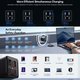 Сетевое зарядное устройство Baseus GaN6 Pro, 65 Вт, Power Delivery (PD), Fast Charge, голубой, 4 порта, #P10162701313-00 Превью 4