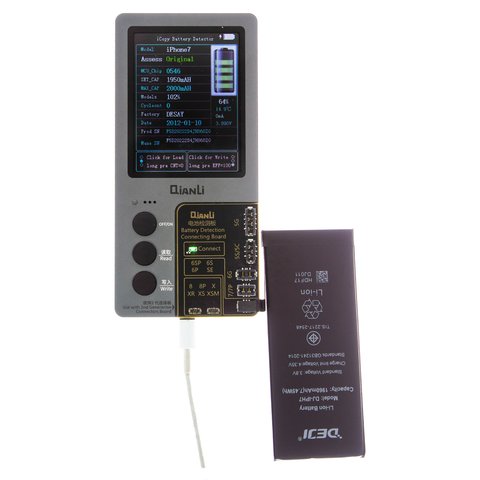 Batería Deji puede usarse con Apple iPhone 7, Li-ion, 3.82 V, 1960 mAh, original IC Vista previa  1