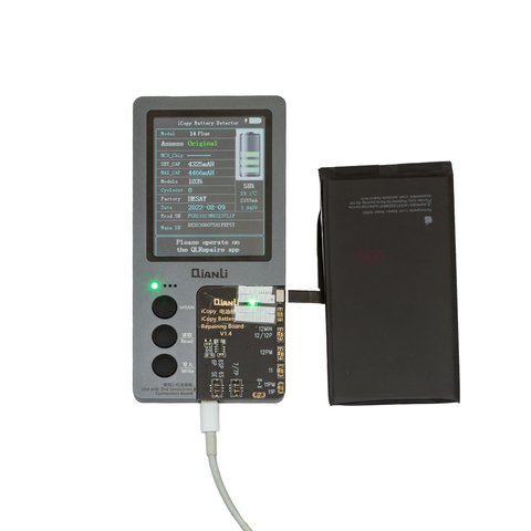 Batería puede usarse con iPhone 14 Plus, Li-ion, 3.86 V, 4325 mAh, (A2850), original IC Vista previa  1