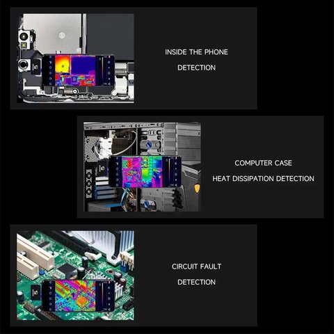 Cámara térmicas Mechanic DTI-08, USB tipo C Vista previa  6