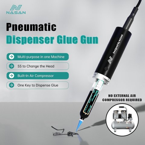 Pistola universal NASAN NA-D8, 50 ml, 30 ml, 10 ml, neumático, automático Vista previa  1