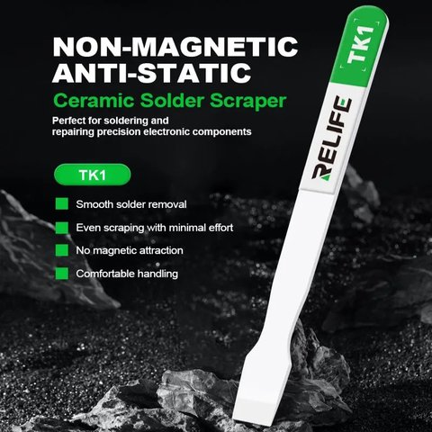 Espátula RELIFE TK1, para reballing BGA, cerámico, no magnética Vista previa  3