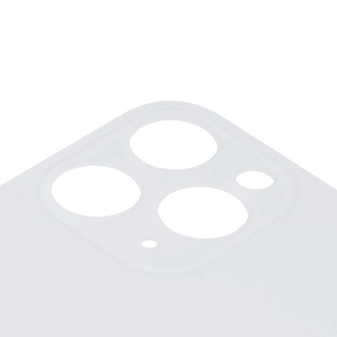 Задня панель корпуса для iPhone 11 Pro, срібляста, біла, не потрібно знімати скло камери, big hole, matte silver Прев'ю 1