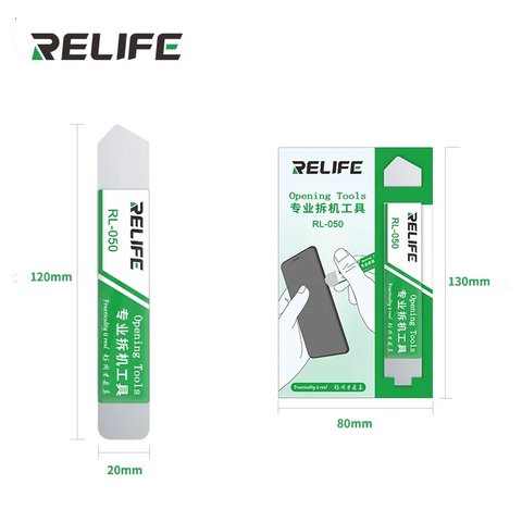 Инструмент для поднятия дисплея/тачскрина RELIFE RL-050, лопатка металлическая Превью 4