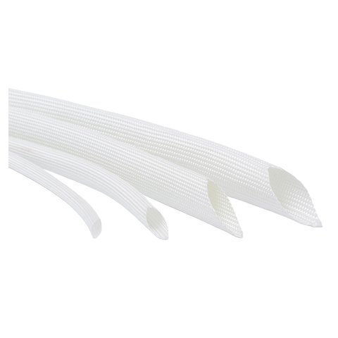 Скловолоконна трубка, 1 м, 20 мм, біла, термостійка Прев'ю 1