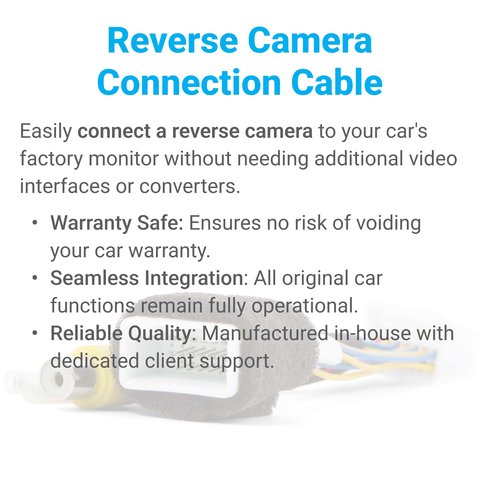 Задняя камера для Toyota Yaris в комплекте с кабелем 28 пинов для подключения Превью 2