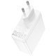 Сетевое зарядное устройство Borofone BN11, 100 Вт, Quick Charge, Power Delivery (PD), белый, 3 порта, GaN, #6941991103773 Превью 1