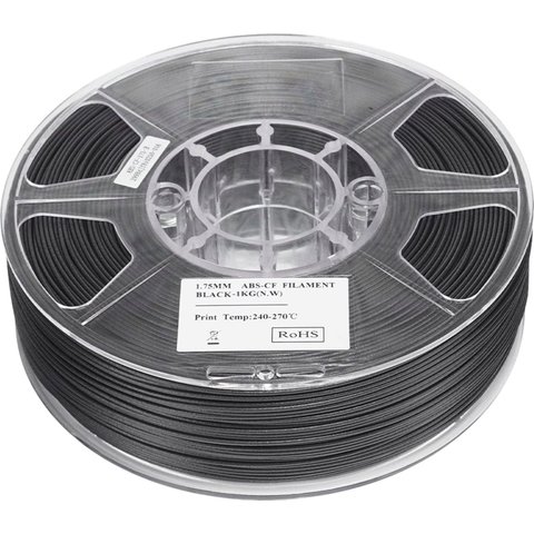 Филамент для 3D-принтера eSUN ABS-CF Black, 1 кг Превью 2
