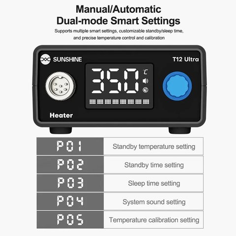 Паяльная станция Sunshine T12 Ultra, цифровая, 75 Вт Превью 5