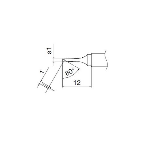 Паяльное жало HAKKO T12-C1 Превью 1