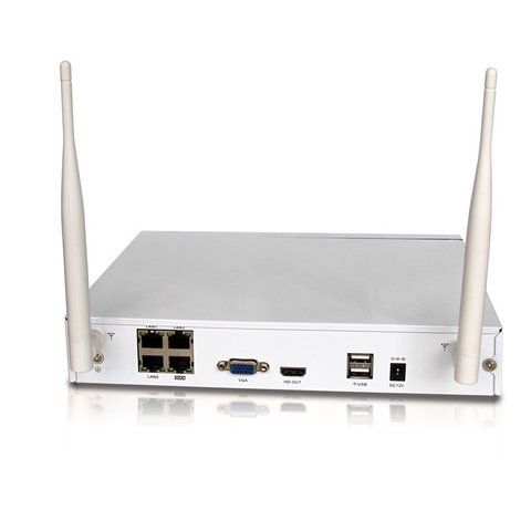 Комплект: мережевий відеореєстратор MIPCK0410 та 4 безпровідних IP-камер спостереження (720p, 1 МП) Прев'ю 2