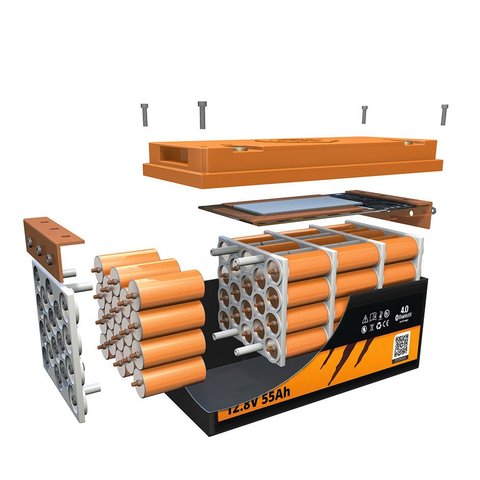 Акумулятор Liontron LiFePO4 12,8V 55Ah LX Smart BMS mit Bluetooth Прев'ю 4